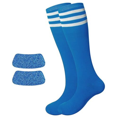 Image of Panitay 2 /12 /16 /24 Pairs Softball Soccer Socks Glitter Eye Black Stickers Team Spirit Accessories for Youth Women Sport Wear
