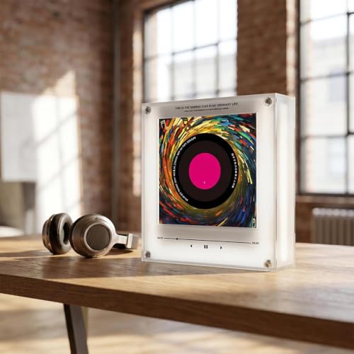 Imanes de música con reproductor giratorio y sonido para cocina y casillero 4