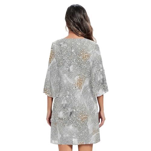 Robe d'été à manches 3/4 idéale pour vos soirées en terrasse et vacances - 4