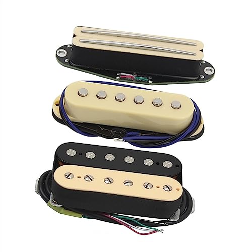 ホットレールピックアップ/シングルコイル/ハムバッカーピックアップセットセラミックマグネット SSH ピックアップ For For ST ギターパーツ ピックアップセット for エレキギター