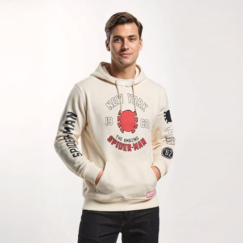Marvel Men's Spiderman Classic Ny Spider Pullover Hoodie2