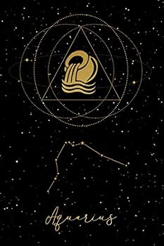 Aquarius : Astrology Notebook, Zodiac Sign Journal, Stars Celestial Diary: College Ruled, 6 X 9