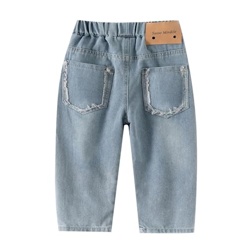 Trendy Boys Denim Pants Comfortable Casual Outdoor Style Durable Long-Lasting Everyday Wear for Active Kids 3-102