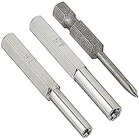 Silverhill Tools ATK252 3 Piece Security Bit Set for Nintendo Products: 3.8 mm & 4.5 mm Nut Setters plus Triwing Cover