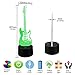 AZIMOM 3D Illusion Lamp Electric Guitar Remote Control 16 Colors Night Light for Kids Smart Touch Bedside Lamps Bedroom Decoration Boys & Girls Women Birthday Gifts