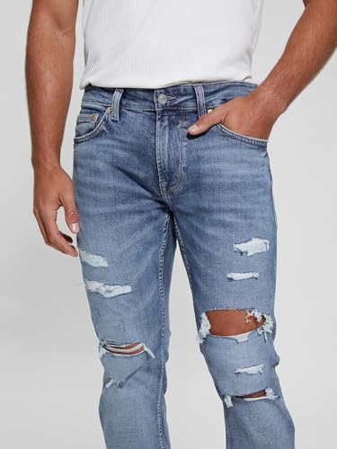 GUESS Men's Eco Mateo Straight Leg Jeans4
