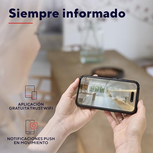 Miniatura 4 de Trust SMARTCAM-2800 Cámara Vigilancia WiFi Interior 360°, Blanco