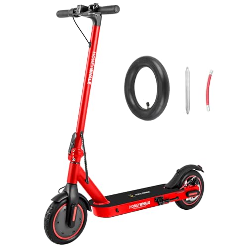 HONEYWHALE M2 Pro Patinete Elétrico Adulto, 500W Scooter Eletrica, Patinete Juvenil com Velocidade Máxima de 32 KM/H, Autonomia de até 22 KM e Controle via Aplicativo Bluetooth (Vermelho)