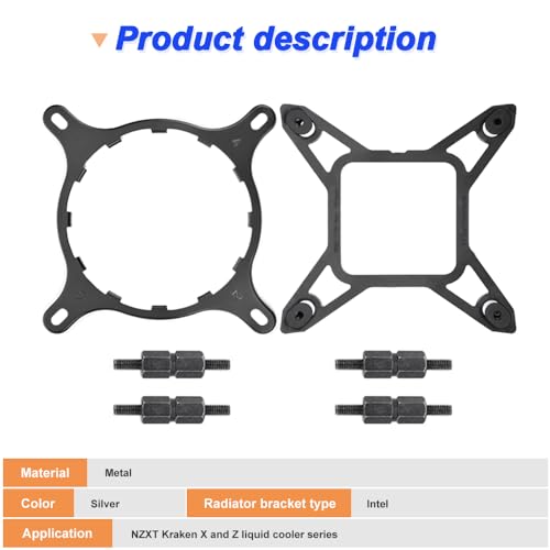 Kit soporte LGA 1700 para NZXT Kraken y cooler AIO miniatura 2