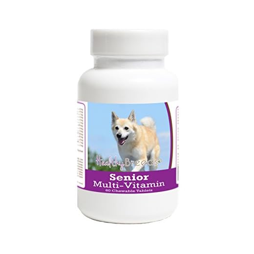 Healthy Breeds Norwegian Buhund Senior Dog Multivitamin Tablets 60 Count
