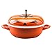 Garnek do zapiekanek żeliwny garnek do zapiekania holenderski piekarnik naczynie do zapiekania z pokrywką terakoty garnek do gulaszu - owalny garnek indukcyjny - 2