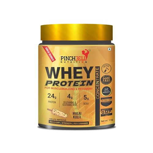 Pinchbell Nutrition (PN) Whey Protein – Concentrate 24GM Protein | DigeZyme® For Easy Digestion | For Muscle Support & Recovery | Vegetarian | Primary Source Whey Protein (Malai Kulfi, 1kg) Pinchbell Nutrition (PN) Whey Protein – Concentrate 24GM Protein | DigeZyme® For Easy Digestion | For Muscle Support & Recovery | Vegetarian | Primary Source Whey Protein (Malai Kulfi, 1kg)