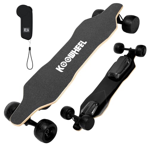 Hochleistungs-Elektro-Skateboard | Dual 550W Motoren | 45 km/h Höchstgeschwindigkeit | 30 km Reichweite | Fernbedienung | Ideal für Straßenfahrten