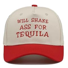 Will Shake Ass for Tequila - Red/Beige