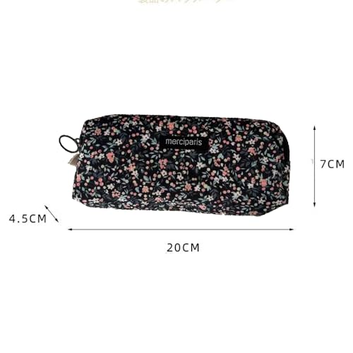 Qiwenr Pencil Case, Teenage Pen Case, Leather Bag Can Be Used as a Key or Cosmetic or Toy Bag, and Is Easy to Carry (Black) - Image 2