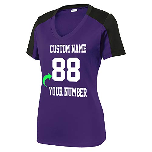 Customized Unisex and Ladies Jersey Personalized with Your Name and Team Number Soccer
