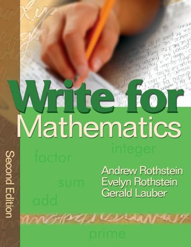 Write for Mathematics view 2