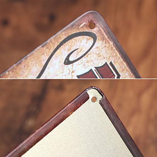 NUOLUX Plaque Poster for Cafe Bar Pub Beer Wall Decor Art Tin Sign Group Therapy Practiced Here Vintage Metal Tin