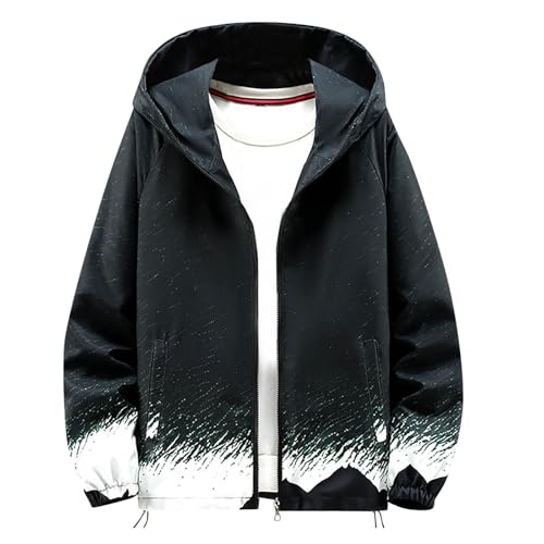 Chaquetas de hombre ligeras cortavientos estilo bombers de trabajo