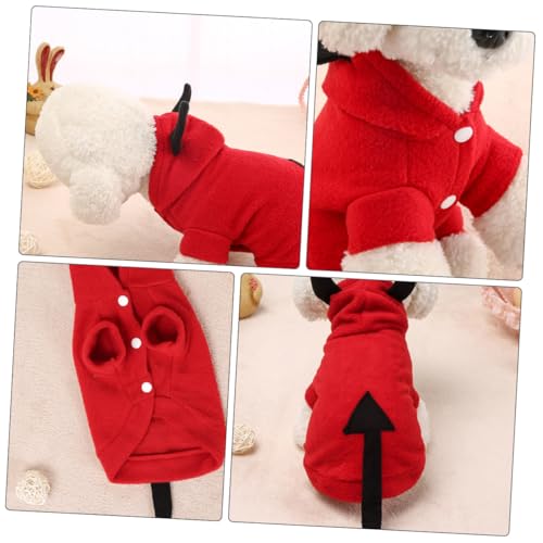 Disfraz diablo para perro talla S miniatura 7