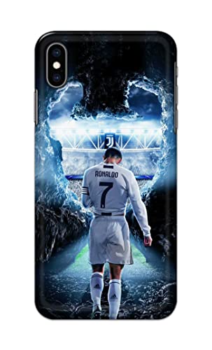 Image of Printed Hard Back Cover Case for Apple iPhone Xs Max Back Cover (Footbal Legend) -1302