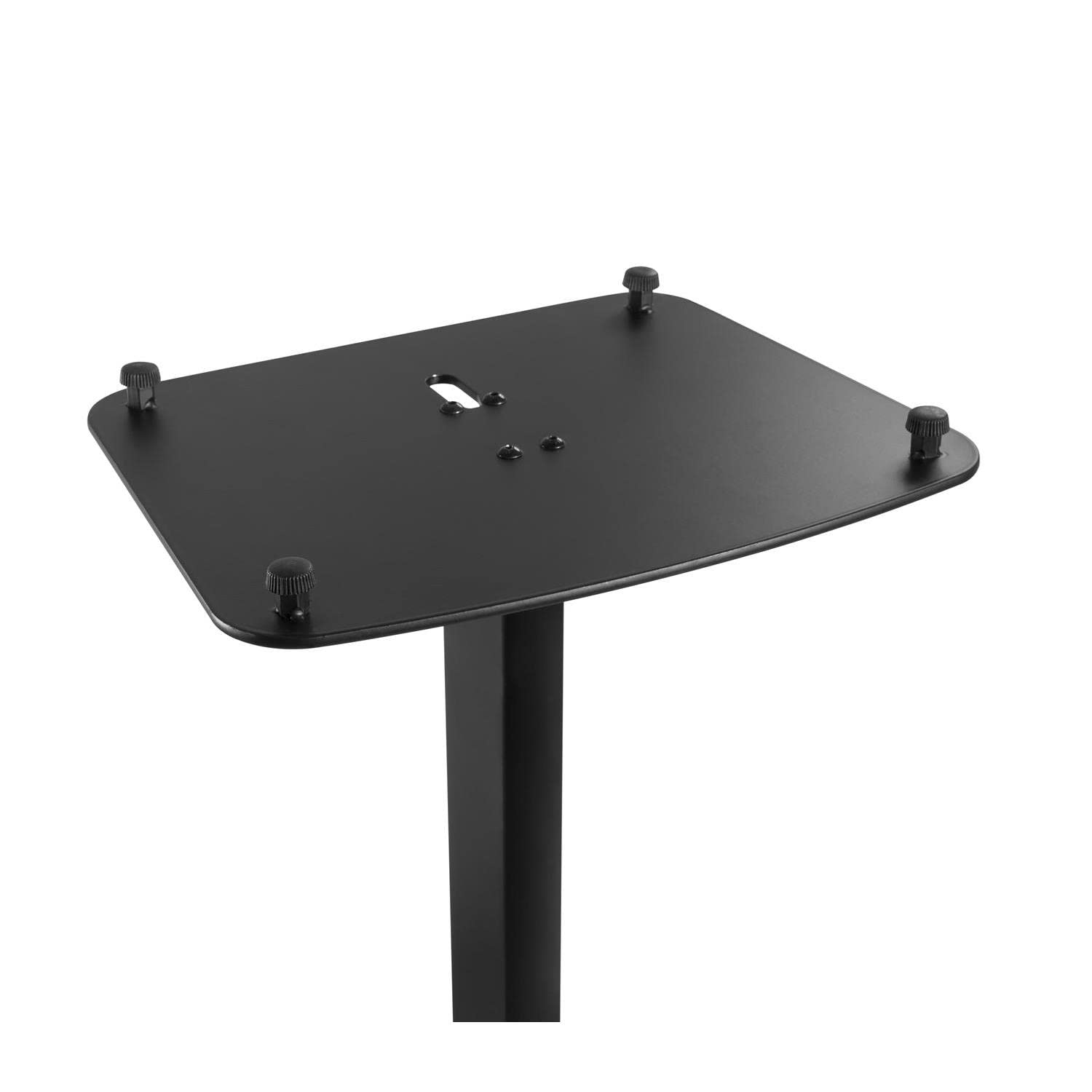 Maclean MC-896 stojak podłogowy głośnika, kompatybilny z Sonos One i One SL, stojak z systemem zarządzania kablami, uchwyt z regulacją wysokości od 70 do 127 cm (1)