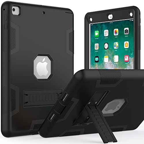 Puxicu Case for iPad Air 1st Generation (Old Model), Heavy Duty Rugged Protective, Cover for iPad Air 1 9.7 Inch Model(A1474 A1475 A1476), Black