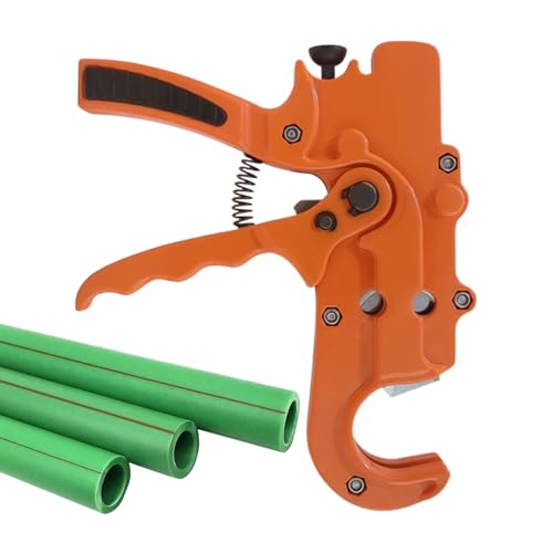 Herramienta de corte de PVC | robusto trinquete de 6 – 36 mm, herramienta de corte ergonómico para instalaciones sanitarias y trabajos de bricolaje con rendimiento de corte eficiente