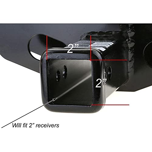 Hopbucan Amerikanische Flagge Kupplung Abdeckung - Metall USA Flagge AnhäNger Kupplung Abdeckung - Patriotische Flagge Stecker Kupplung Abdeckung (Passend für 2 EmpfäNger)