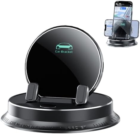SGZIOO Handyhalterung Auto - 360° Drehbarer Handyhalter Für Armaturenbrett Mit Anti-Rutsch
