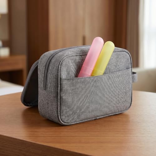 PATKAW 10pcs Travel Toothbrush Case Holder for Home and Hotel Bathrooms Cylindrical Pp Toothbrush Holder with Frosted Surface Prevents Touching Surfaces and Easy to Clean - 4