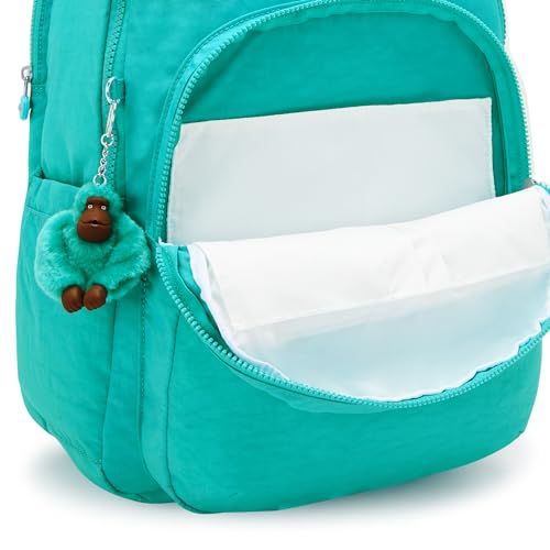 Image of Kipling Women's Seoul Extra Large 17 inch Laptop Backpack, Durable, Roomy with Padded Shoulder Straps, Built-In Protective Sleeve