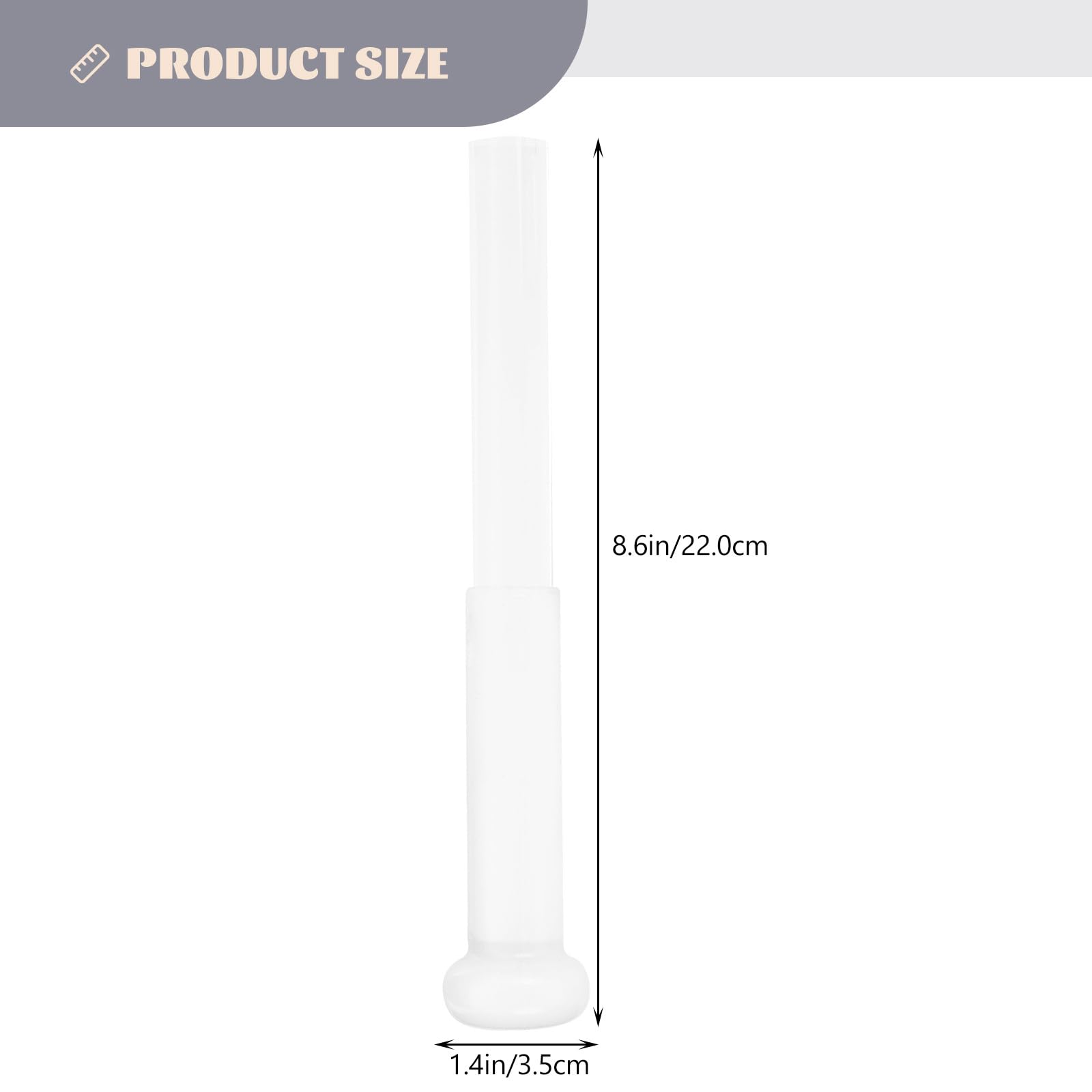 Abaodam 2pcs Singing Bowl Mallet Clear Acrylic Striker Mallet Crystal Singing Bowl Rod Sound Bowl Stick Meditation Striker