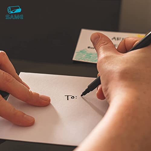 Image of T&W SAME FILM Dry Erase Board Sticker- Whiteboard Stickers-5.82''X8.27'' Removable Dry Erase Sheets- Fridge Magnetic Paper Alternatives For Desk /Refrigerator /Door /Home /Office /Classroom (White-6Pcs)