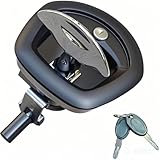 Single Point Compression Latch For Underbody Truck Tool Box With Blind Studs, Gasket and Cylinder With Keys, Replacement Latch For L8816 and...