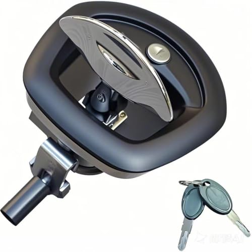 WJSKDQ Single Point Compression Latch For Underbody Truck Tool Box With Blind Studs, Gasket and Cylinder With Keys, Replacement Latch For L8816 and L3890RLS Toolboxes Paddle Lock by WJSKDQ - Used condition - US$24.17