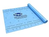 SIPA 100 GSM Breathable Waterproof Synthetic Roof Underlayment 48” x 250' Blue