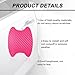 4Pcs Car Handle Cup Stickers Carbon Fiber Car Door Handle Grip Groove Paint Protective Film Self Adhesive Scratch Free Universal Car Protective Accessories (Pink)