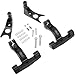 Drag Specialties Passenger Floorboard Mount Kits for Softail Black 1621-0513