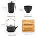 Imagen de fanquare Juego de Té de Viaje Negro Japonés con Bolsa