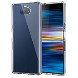 MoKo Compatible with Sony Xperia 10 Plus Case, Anti-Scratch Slim Hard PC Backplate + TPU Bumper Shockproof Cellphone Shell Fit with Sony Xperia 10 Plus Case 6.5 inch 2019 - Crystal Clear