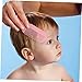 BESTonZON 1set Soft Massage Comb and Hair Brush Kit for Newborns Gentle Care for Boy Girl Scalp Pink Static and Safe Design