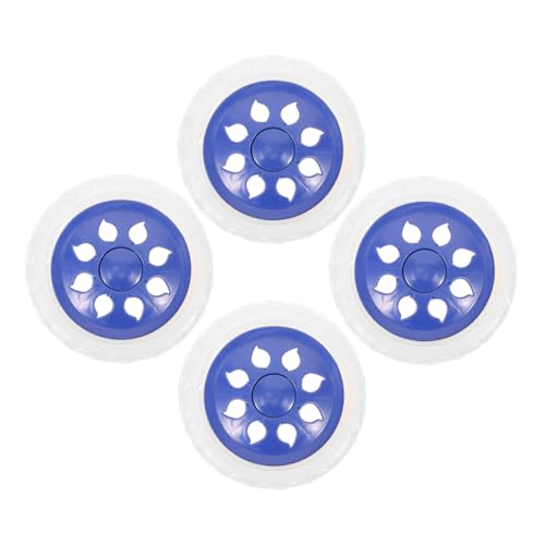 SHINEOFI 4pièces Lot de Roues De Rechange pour Chariot Courses Et Caddie roulettes Mousse Caoutchouc Durables Et Stables Kit Réparation Polyvalent pour Paniers Et Diables