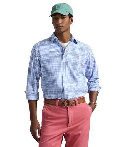 Amazon.com: POLO RALPH LAUREN Mens Classic Fit Gingham Oxford