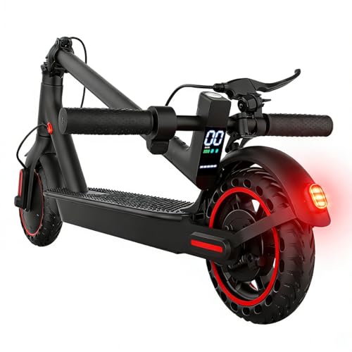 E-Scooter mit Straßenzulassung, 3 Geschwindigkeitsmodi bis zu 35km Reichweite, 20 Prozent Steigung u. 120kg Belastung, Display, App