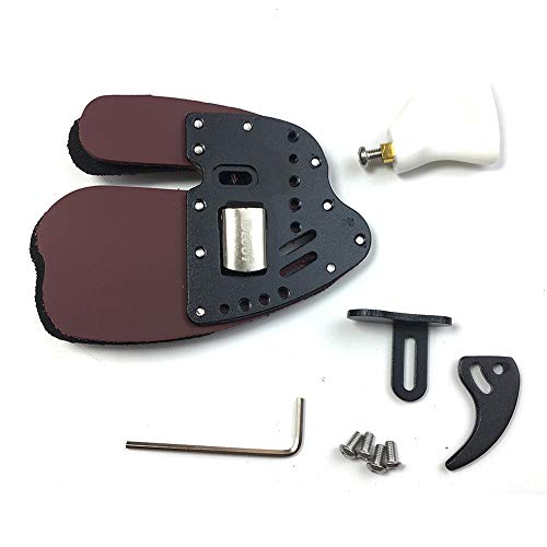 Decut Archery Finger Tab Hockii Right Handed Archery Finger Guard Protection Pad Glove Tab For Bow Finger Protector #TOP1