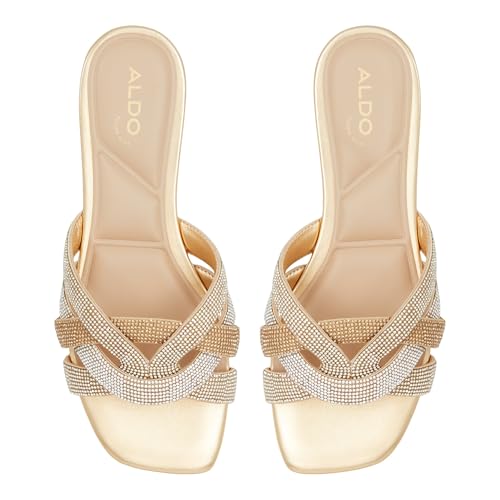 Image of Aldo corally Women's Bronze Textile Sandals