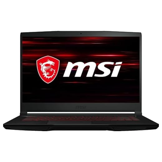 MSI GF63 Thin Gaming Laptop - 15.6" FHD