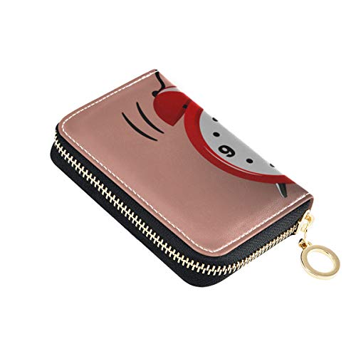 Preisvergleich Produktbild Damen Kreditkarten Geldbörse Wecker Weckzeit Münzgeldbörse Kreditkartenhalter Pu Leder Reißverschluss Kompakte Größe Geldbörse Halter Für Frauen Damen Mädchen Minimalist Akkordeon Geldbörse