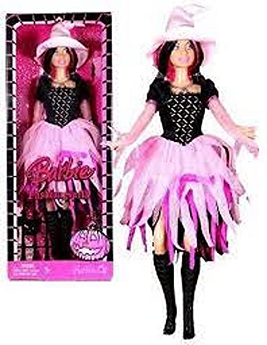 Muñeca Barbie Halloween 30 cm con disfraz y cepillo miniatura 1